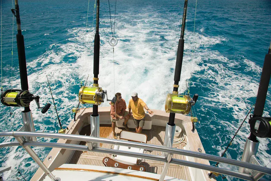 Offshore fishing in the Abacos